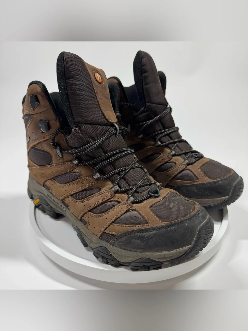 Merrell Men's Moab 3 Apex Mid Bracken Waterproof Hiking Boots Vibram Mens 12